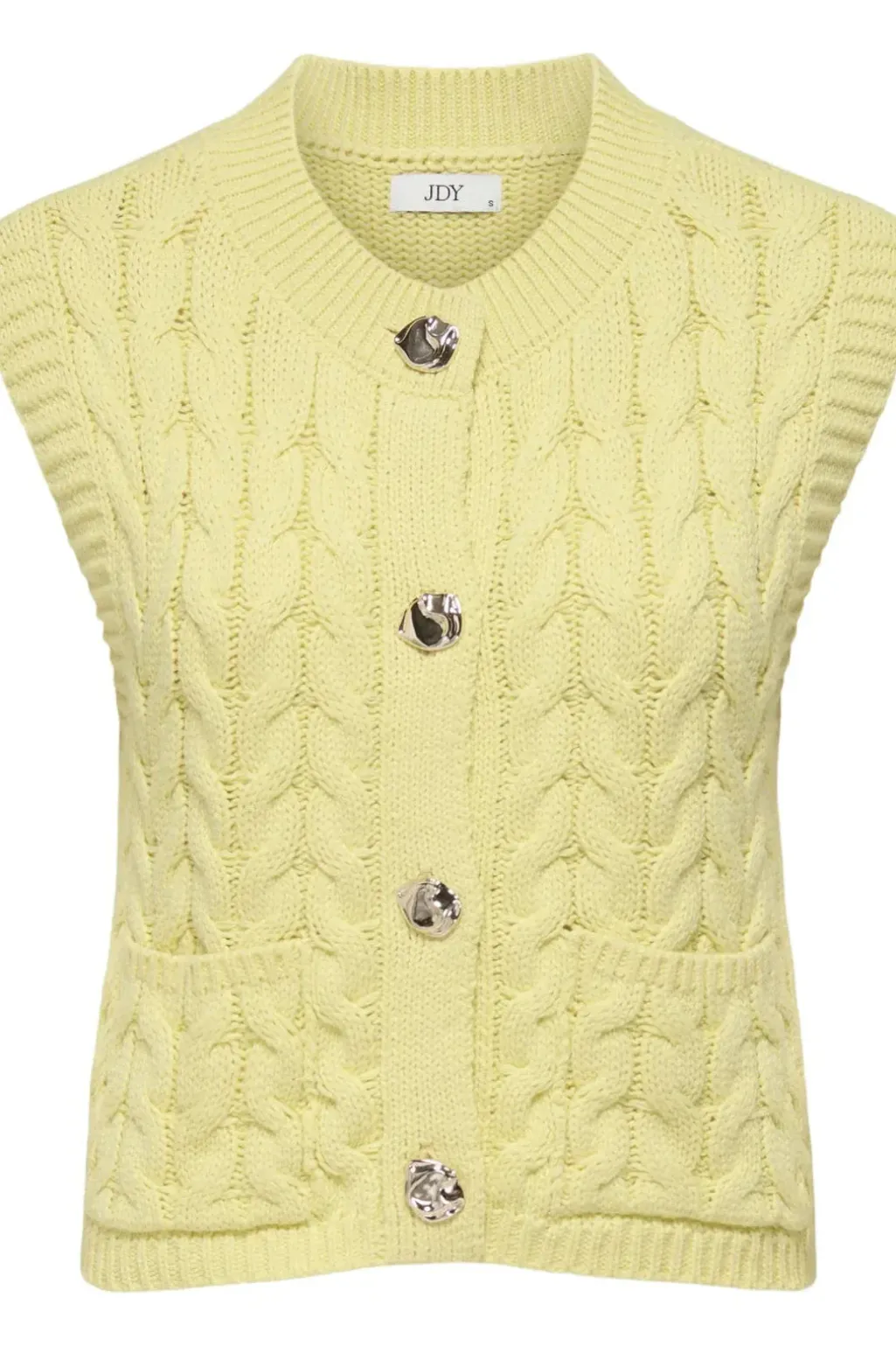 Jdyannalise S/L O-Neck Cable Vest Knt