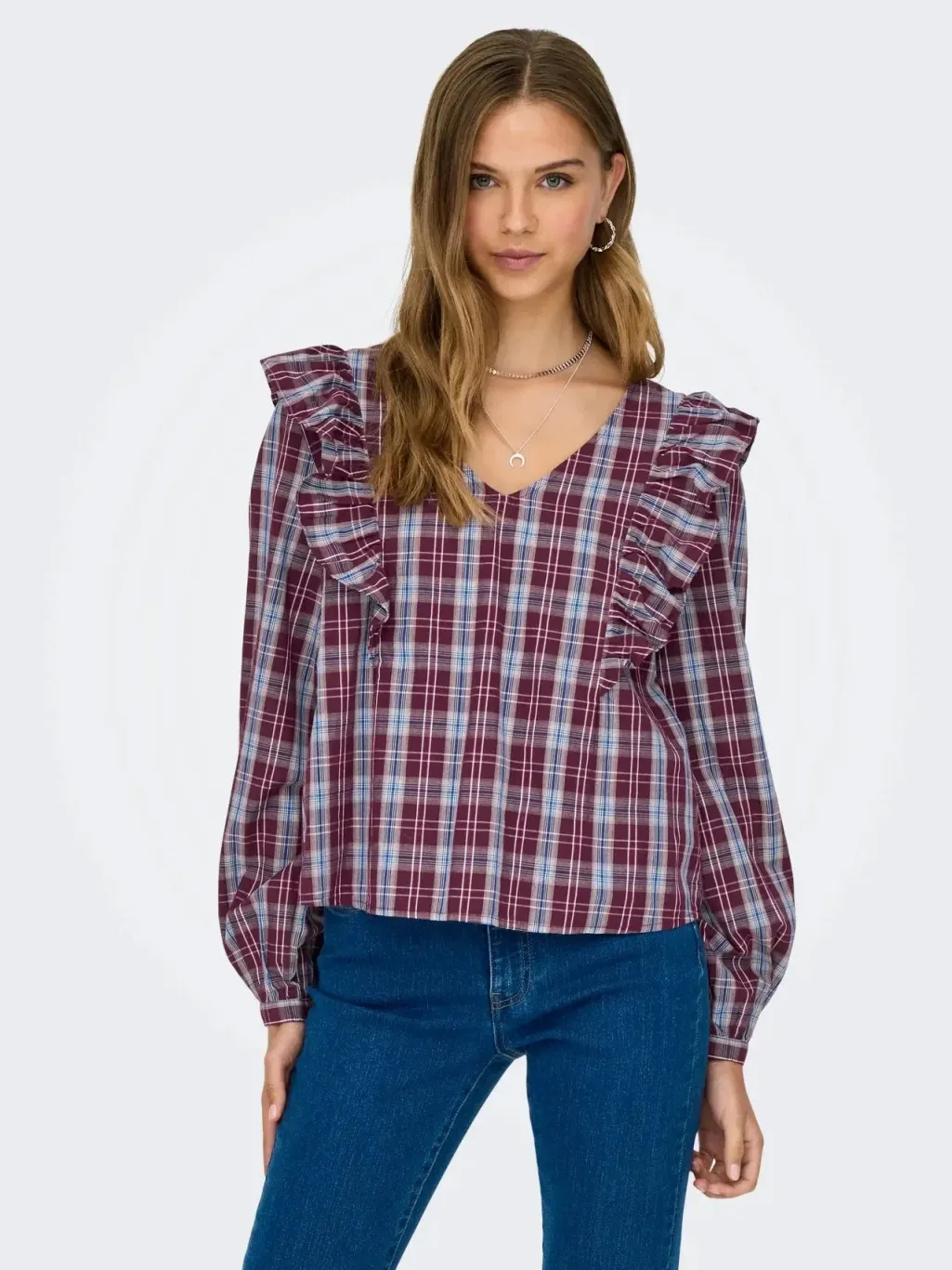 Jdydolly L/S Check Top