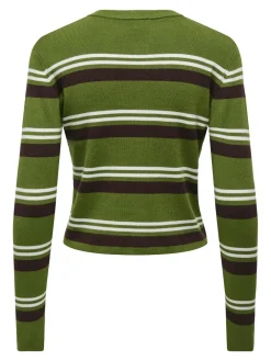 Jdyemmie L/S O-Neck Stripe Cardigan Knt