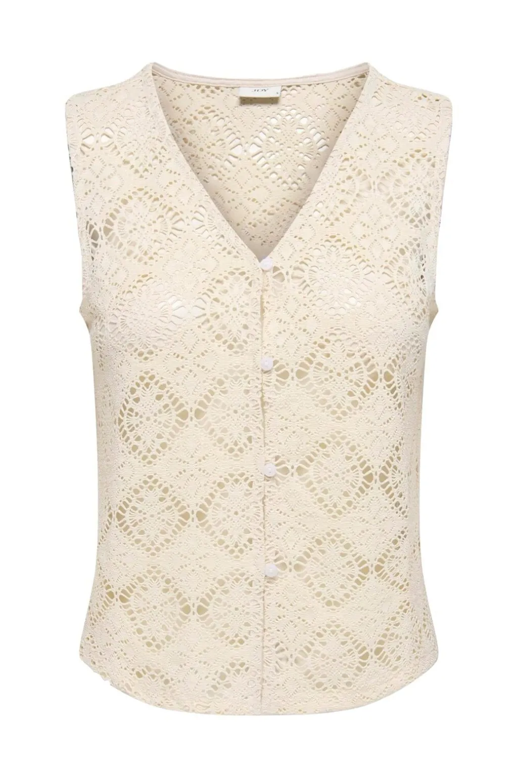Jdyeva S/L V Neck Button Top Dia