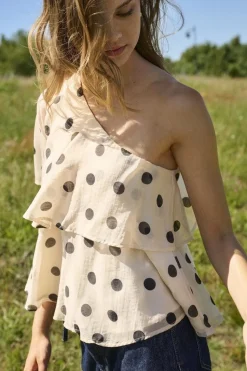 Jdyfay Life One-Shoulder Top