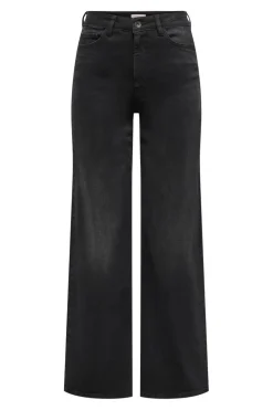 Jdyfelina-Fina Wide Blk Jeansdnm