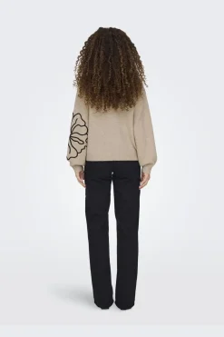 Jdyjella L/S Flower Pullover Knt