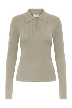 Jdykate L/S Polo Pullover Knt