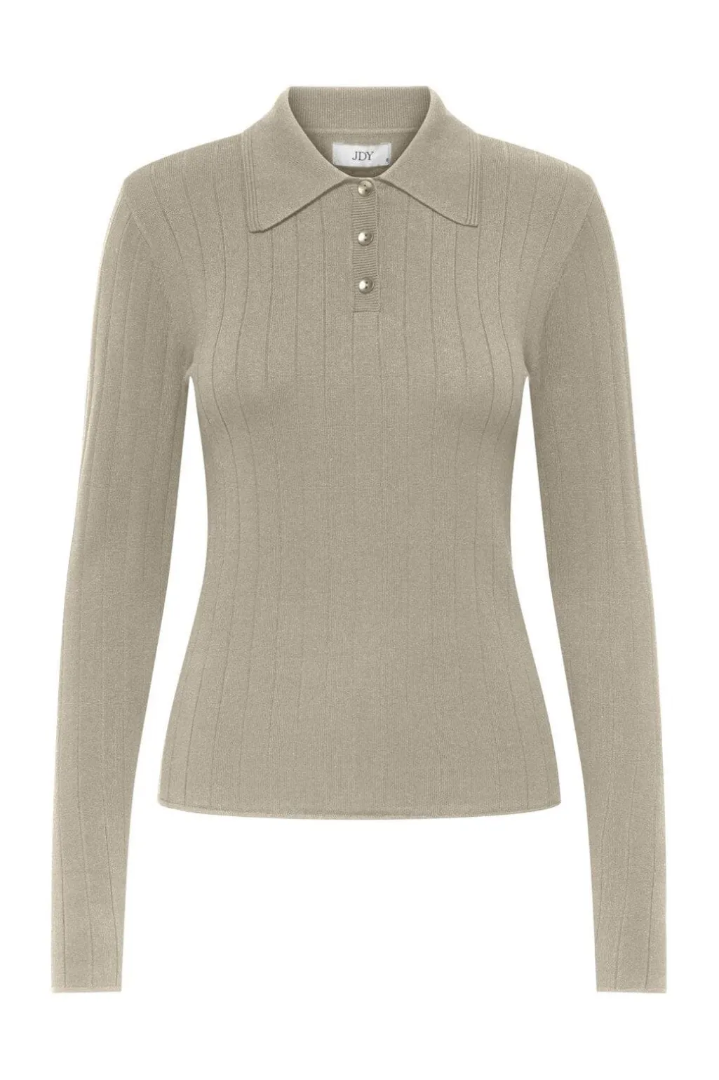 Jdykate L/S Polo Pullover Knt