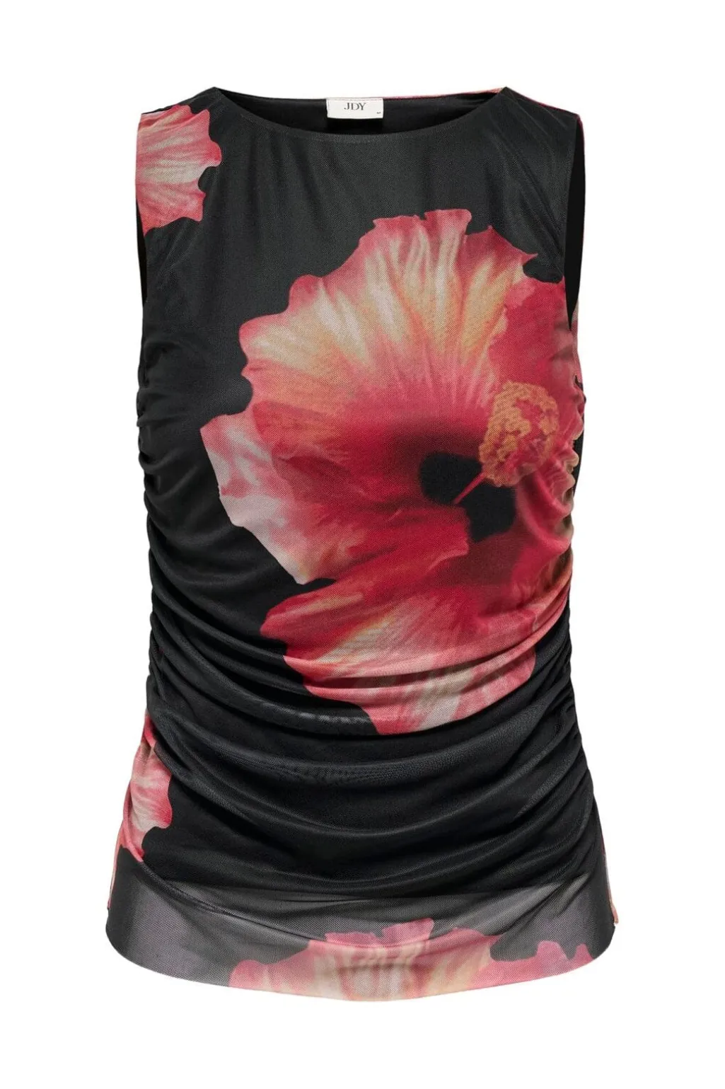 Jdylea S/L Mesh Rouching Top