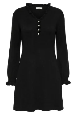 Jdyletty L/S V-Neck Frill Dress Knt