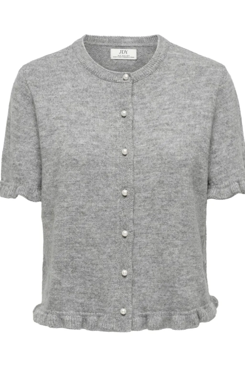 Jdyletty S/S On Frill Cardigan Knt