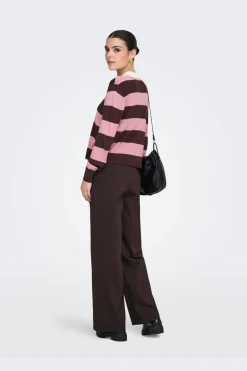 Jdynaima L/S Polo Pullover Knt