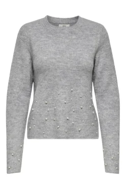 Jdypearl L/S O-Neck Pearl Pullover Knt