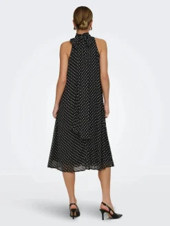 Jdypolka S/L Halterneck Midi Dress