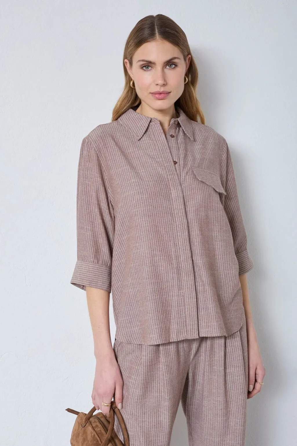 Jihocc Stripe Ss Shirt 45136