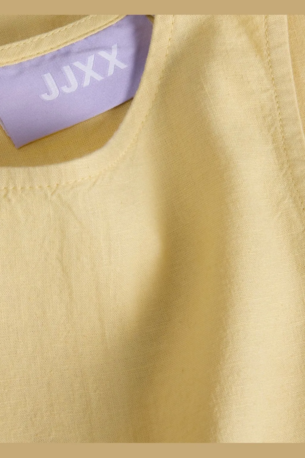 Jxalmira Linen Ble Short Sl Dress Ln