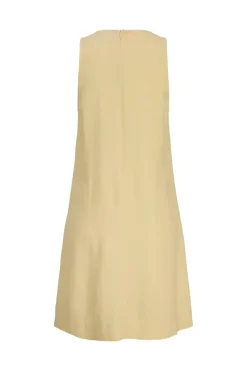 Jxalmira Linen Ble Short Sl Dress Re