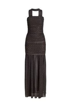 Jxelvira Mesh Sl Scarf Dress