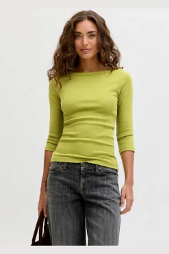 Jxfifi Str 3/4 Boatneck Top