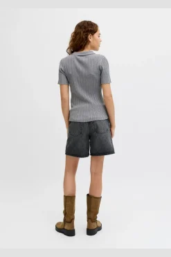 Jxhadley Tight Ss Polo Knit