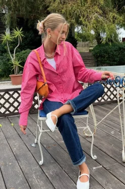 Jxjamie Ls Relaxed Poplin Shirt