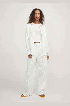 Jxjamie Ls Rlx Linen Blend Shirt Sn