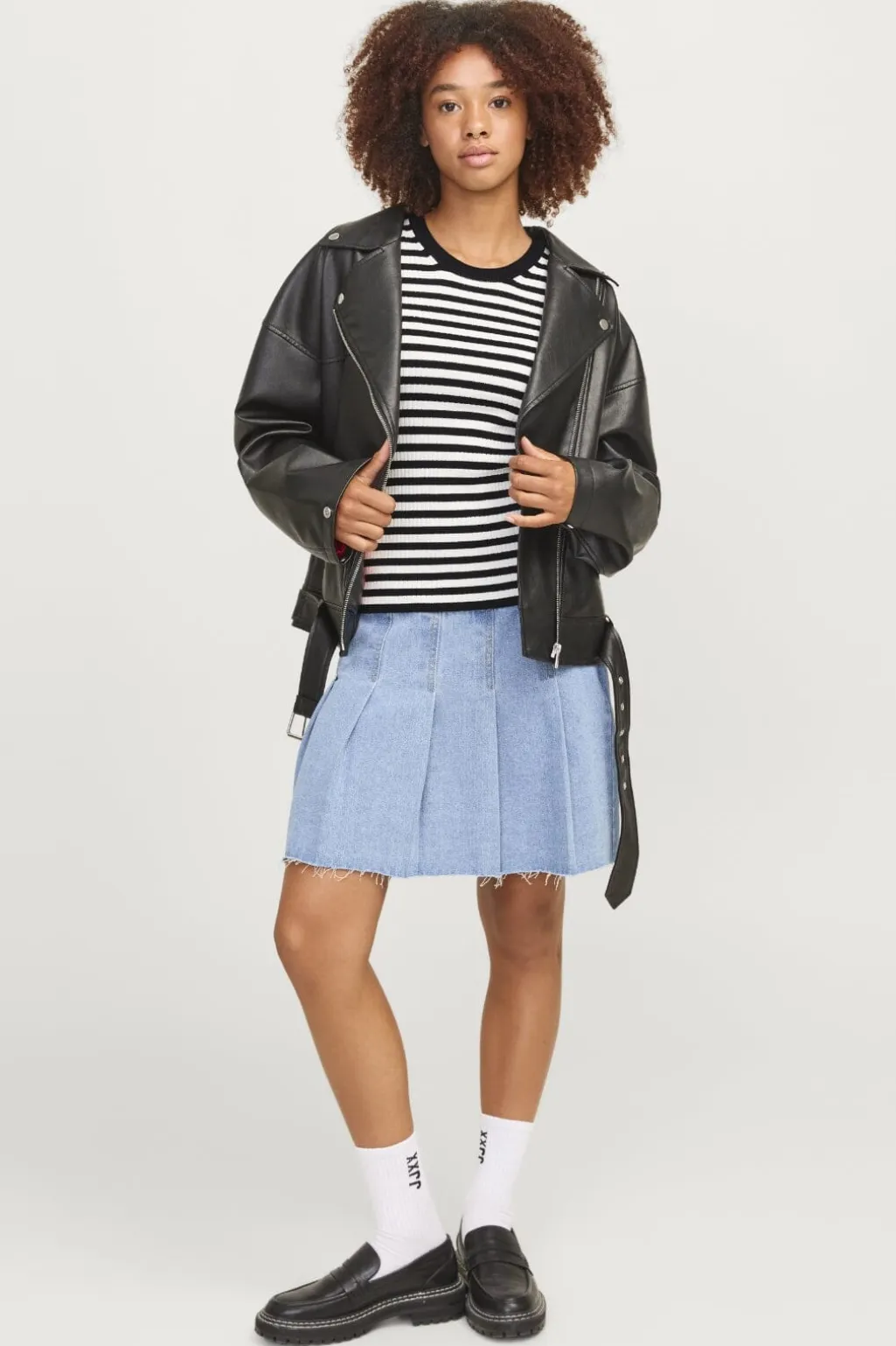 Jxjodi Tight Stripe Crew Neck Knit