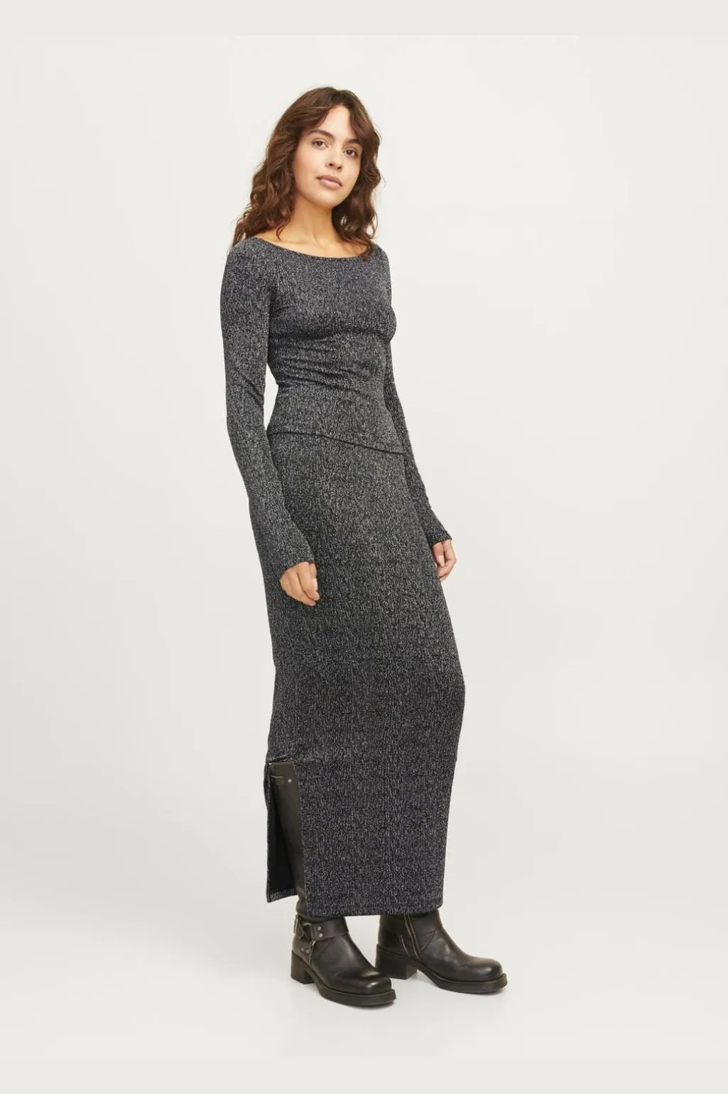 Jxsigga Str Glitter Long Skirt 12266137