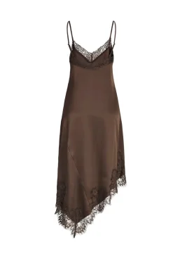 Jxvima Satin Sl Lace Mix Dress Ln