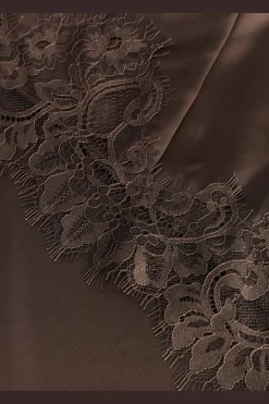 Jxvima Satin Sl Lace Mix Dress Ln
