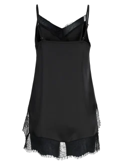 Jxvima Singlet Satin Lace Long Top