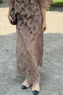 Klaraic Lace Maxi Skirt