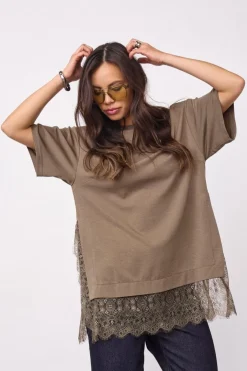 Larsoncc Mix Lace Tee 500414