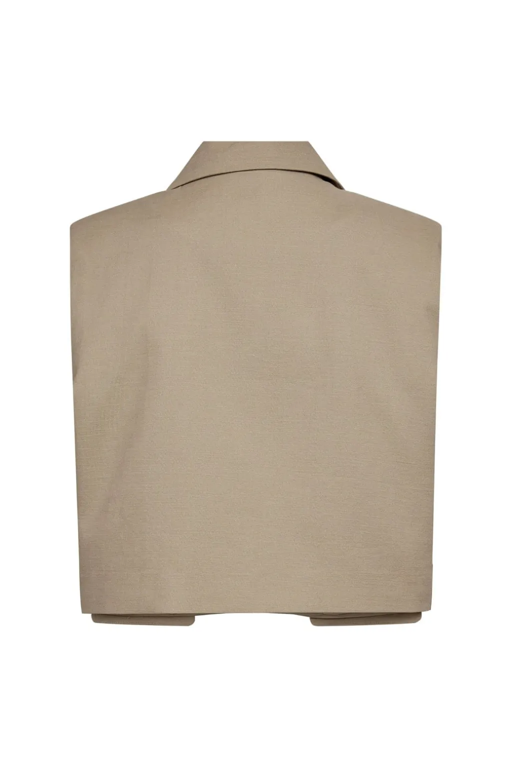 Leilacc Linen Crop Vest 40054