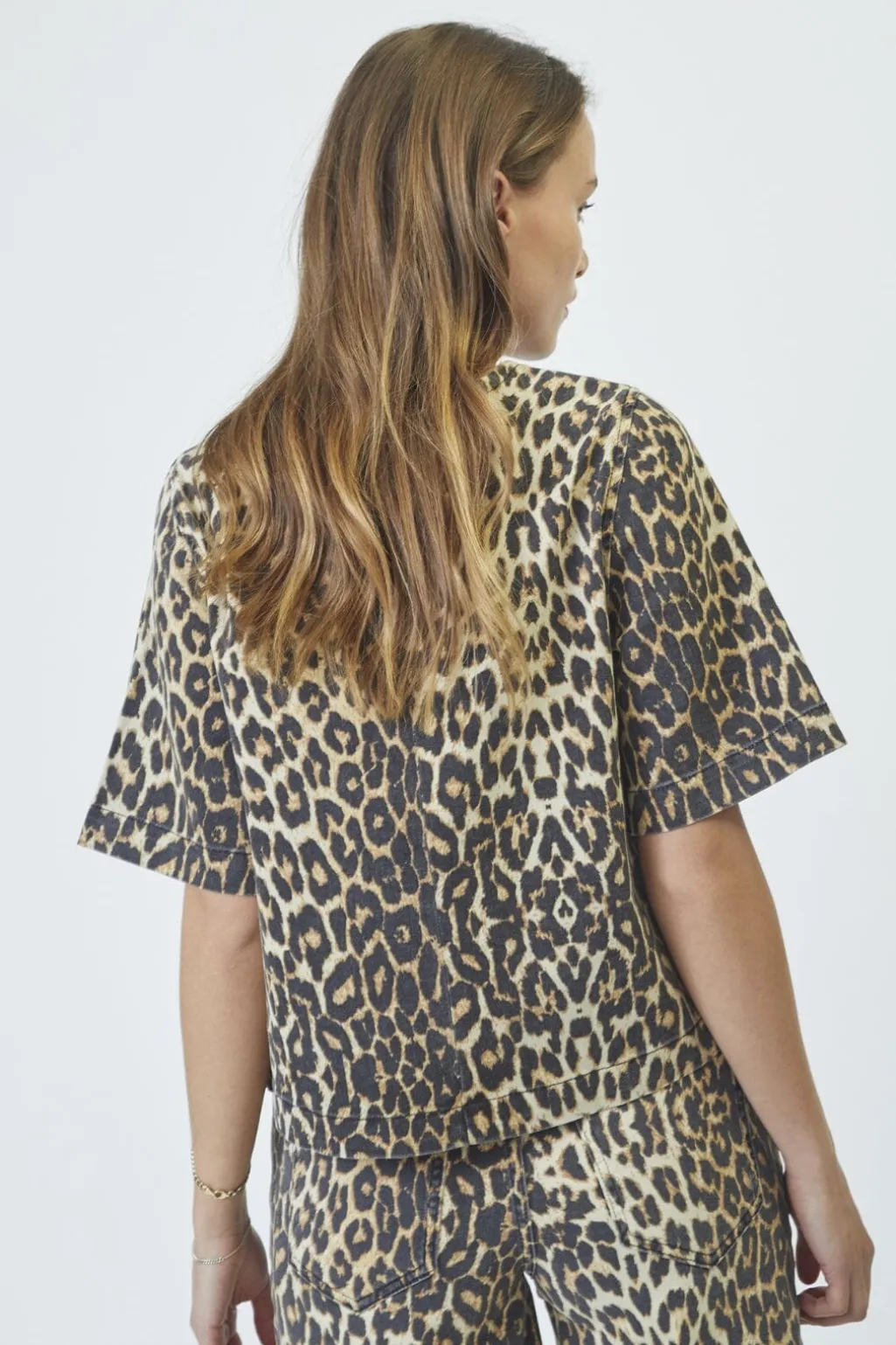Leocc Denim Blouse 35836