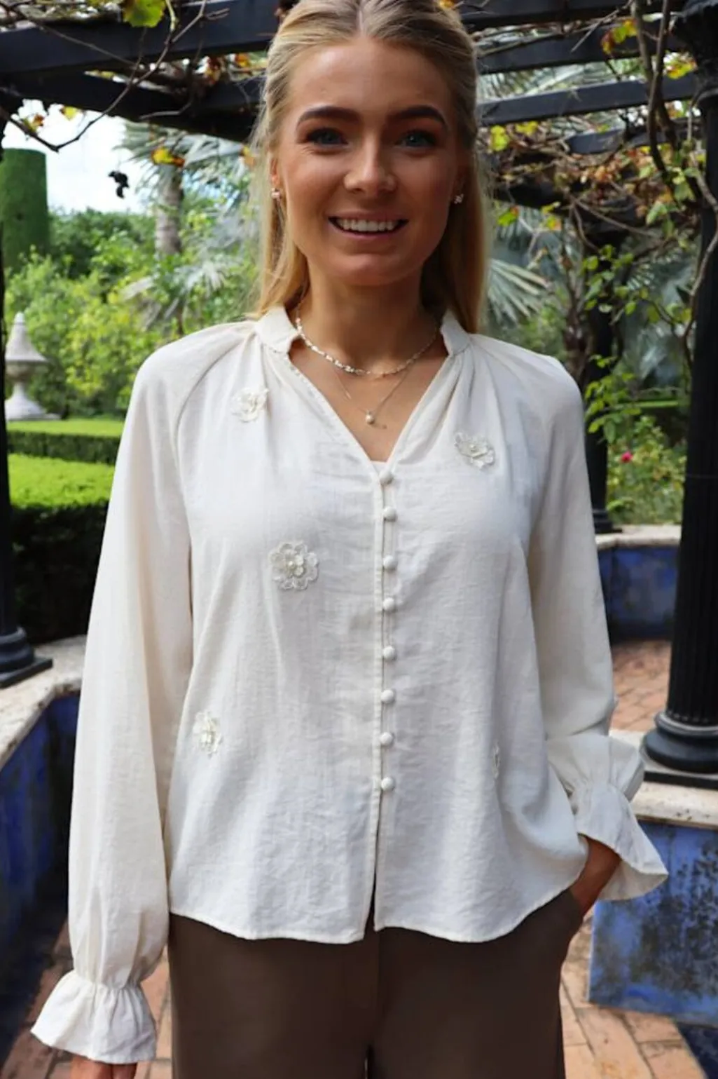 Ltfine Ls Blouse 22364
