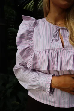 Ltheather-Ls-Tie-Blouse 22165