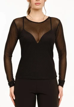 Ltmesh Ls Tshirt, Dot 22069