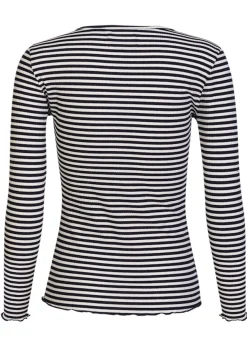 Ltnatalia Ls Round Neck Blouse 9914