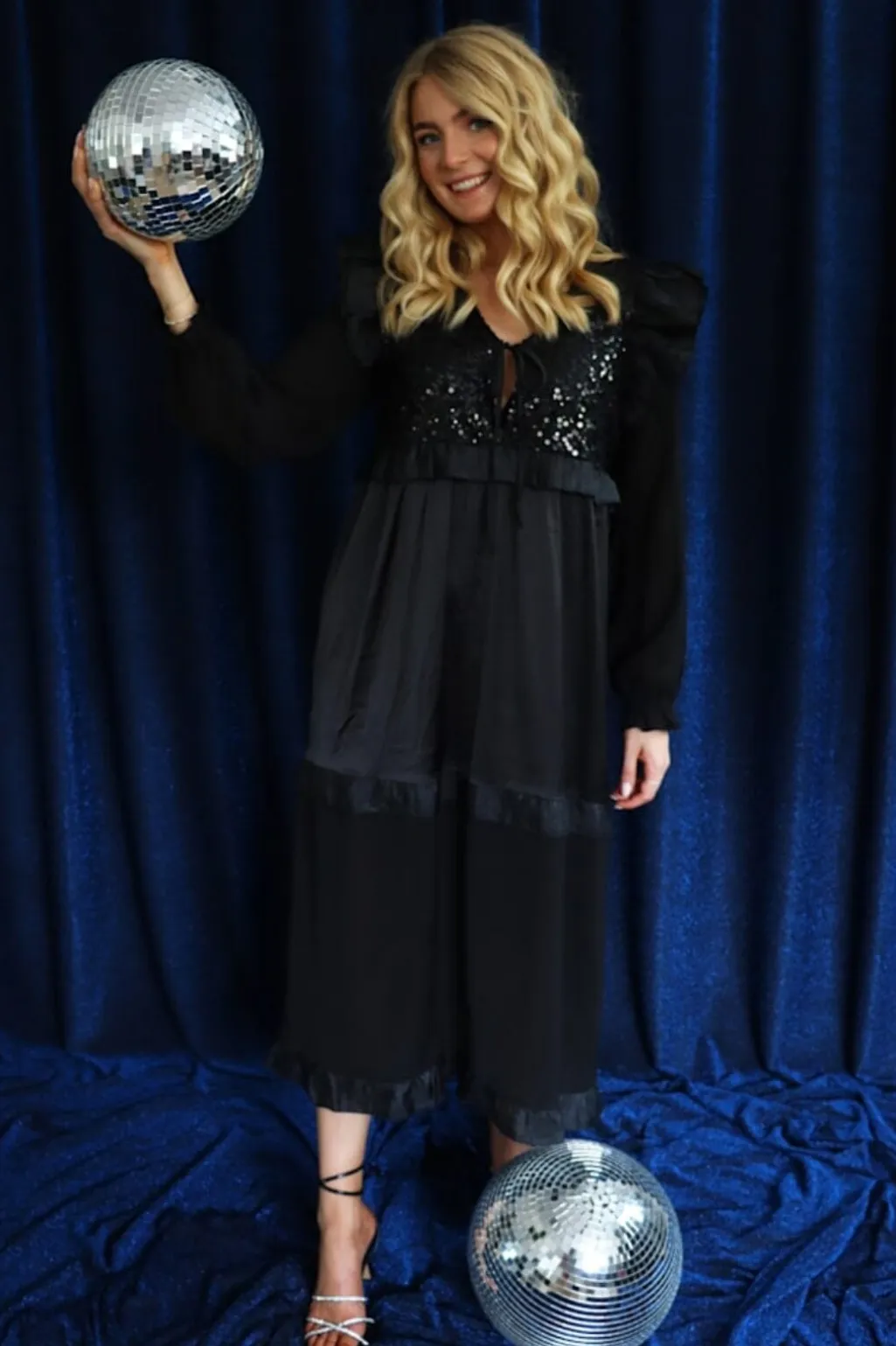 Ltnor Ls Frill Dress 22266
