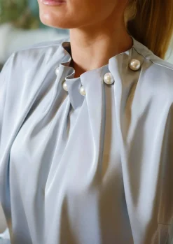 Ltpip Ss Pearl Blouse 22379