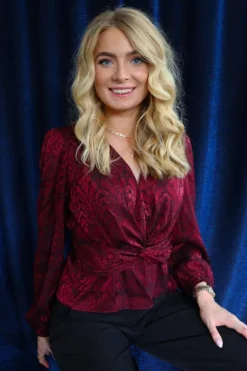 Lttiki Ls Twist Blouse 22120