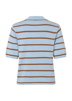 Malvamd Ss Stripe Polo 58746