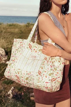 Msbig Canvas Totebag Garden Magic Ivory