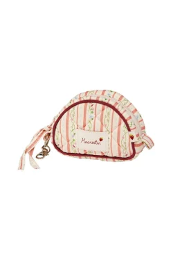 Msrui Keychain Bag Summer Stripes Peach