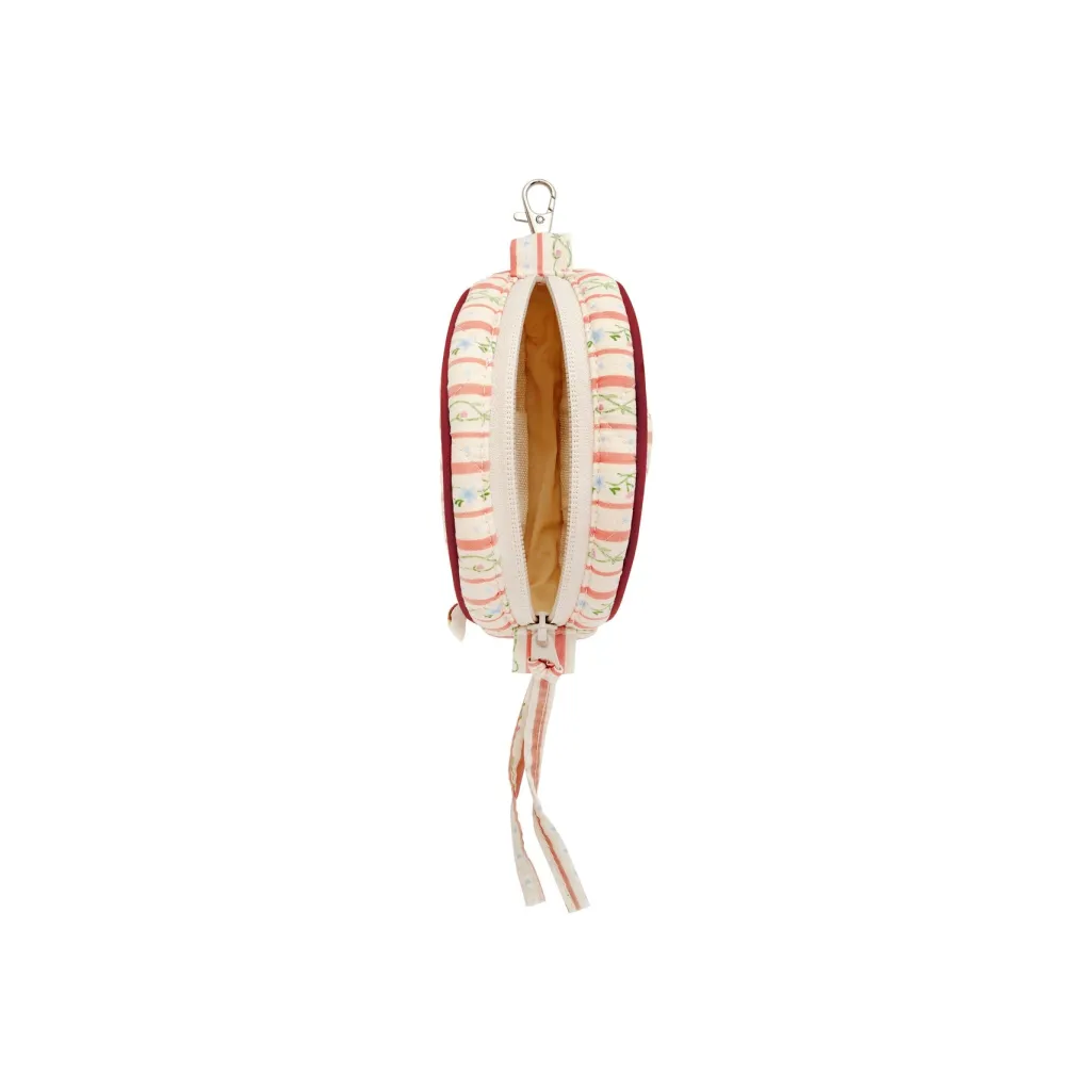 Msrui Keychain Bag Summer Stripes Peach