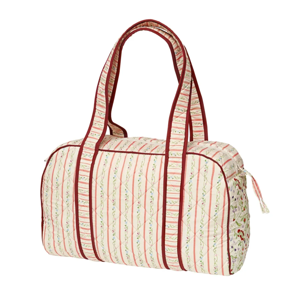 Mssuvi Quilted Bag Summer Stripes Peach
