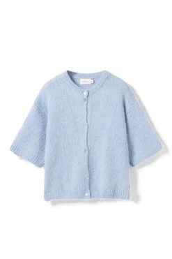 Nln-Kae Ss Knit Cardigan 15950003
