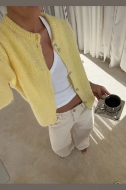 Nln-Kae Ss Knit Cardigan 15950003