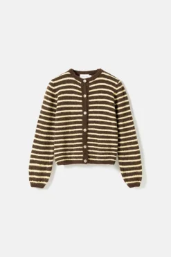 Nln-Mertice Knit Cardigan 16570002