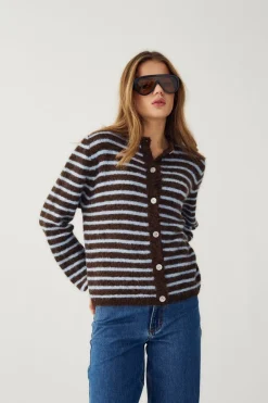 Nln-Mertice Knit Cardigan 16570002