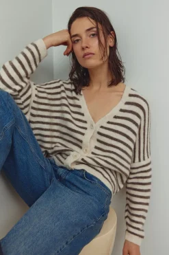 Nln-Mertice Knit Cardigan 16570002