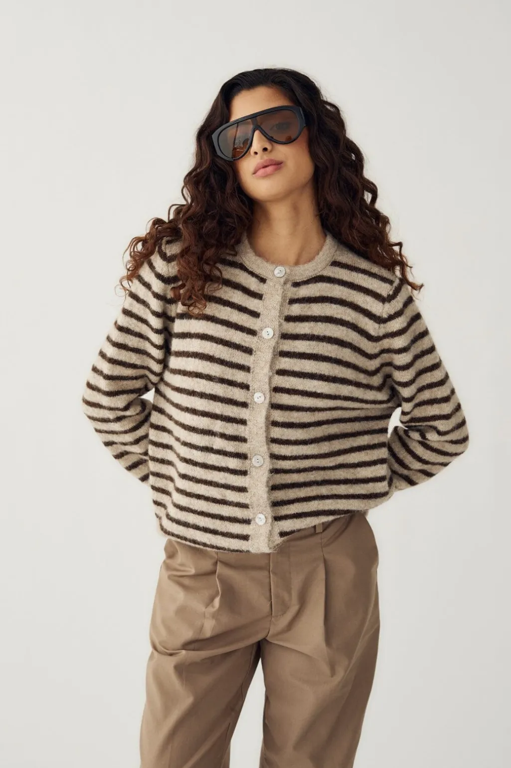 Nln-Mertice Knit Cardigan 16570002